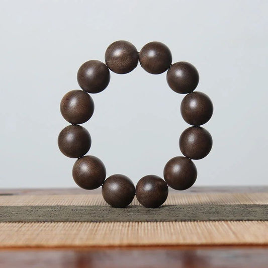 Brunei Agarwood Rosary Beads Bracelet